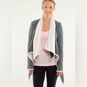 Lululemon Presence Of Mind Jacket Polar Cream size 10